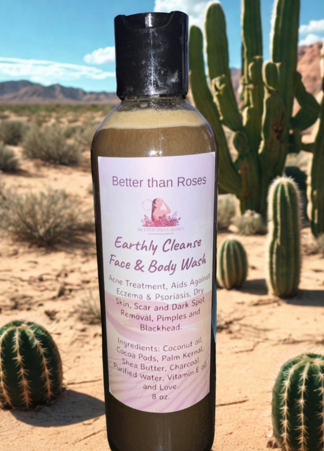 Earthly Cleanse Face & Body Wash (8 oz.)