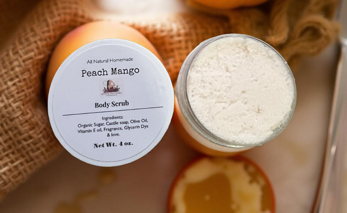 Body Scrub- Peach Mango (8 oz.)