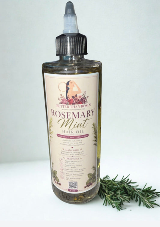 Rosemary Mint Hair Oil 8 oz.