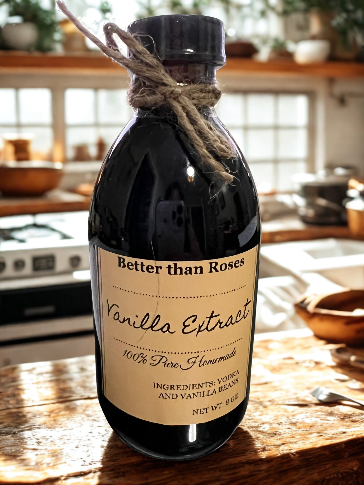 Homemade Vanilla Extract 8 oz