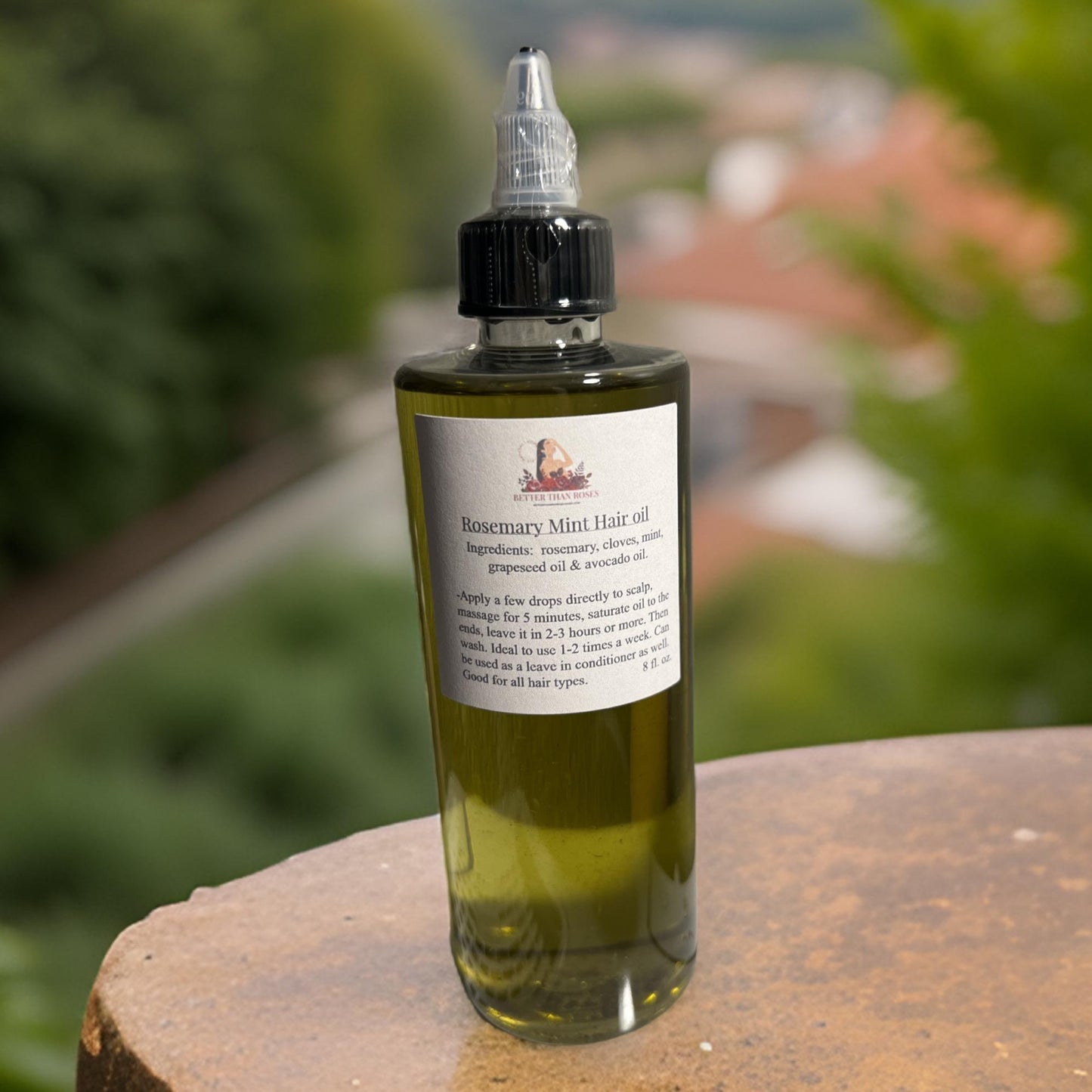 Hair Oil  Rosemary Mint 8 oz.