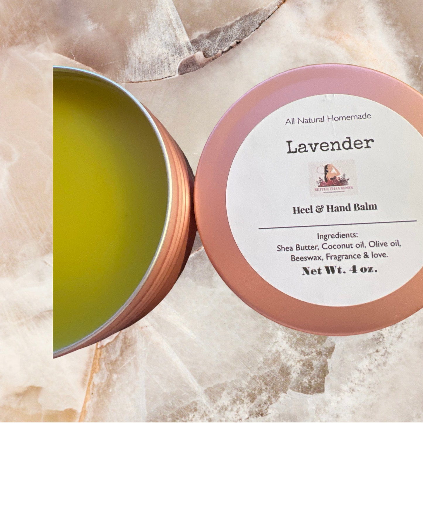 Heel & Hand balm- Lavendar (4 oz)