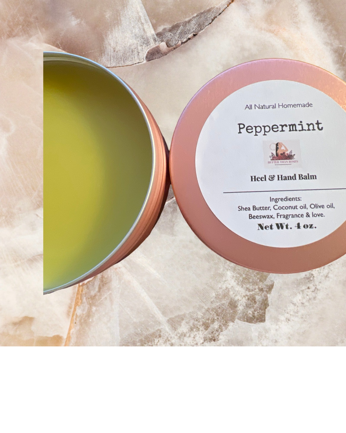 Heel & Hand balm - Peppermint (4 oz.)